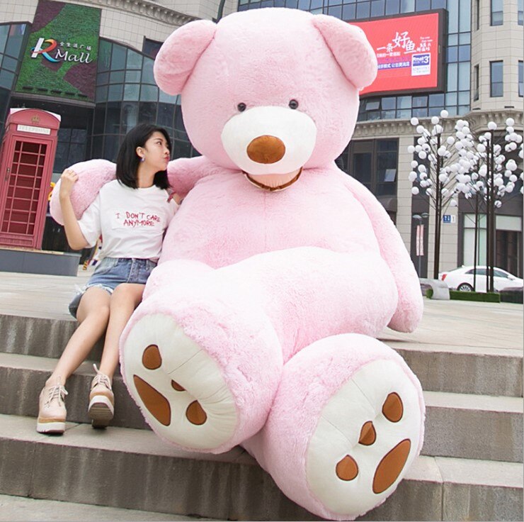 Giant Teddy Bear Plush Toy Huge  Soft Toys  Leather Shell - One Red Hill
