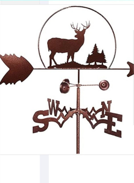 Weather Retro Iron Roof Decoration