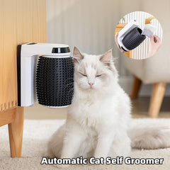 Automatic Cat Self Groomer Wall Corner Brushes Soft Cat Corner Scratcher Self Grooming - One Red Hill