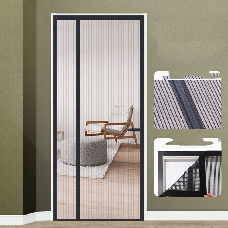 New Type Of Mosquito Proof Door Curtain For Home Use Without Punching - One Red Hill