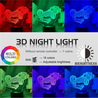 Colorful touch remote control LED visual light - One Red Hill
