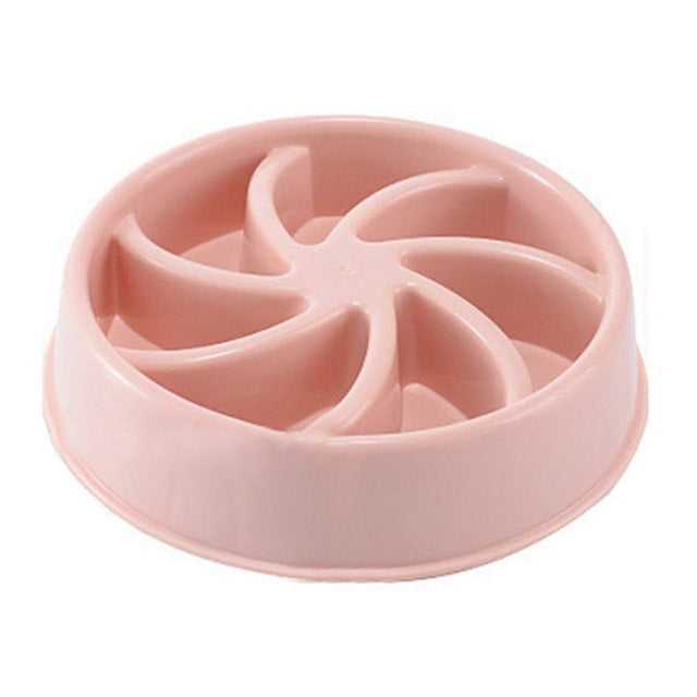 Cats Choke Prevention Slow Food Bowl