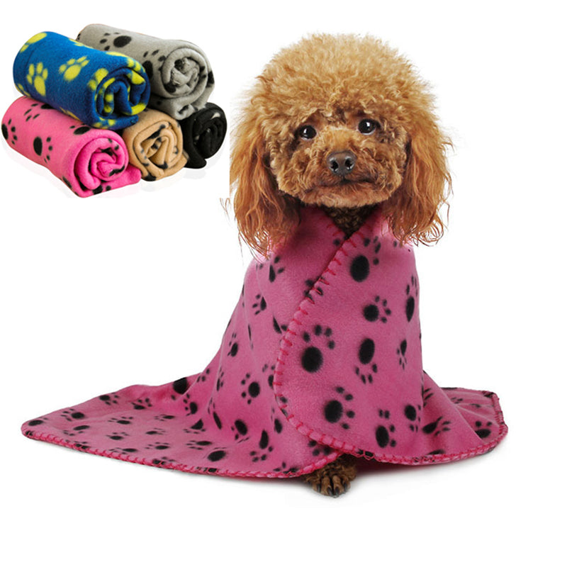 Dog Fleece Blanket Cat Litter Mat Puppy Soft Sleep Mat Lovely Mattress Cushion for Small Large Dogs Pet Supplie - One Red Hill