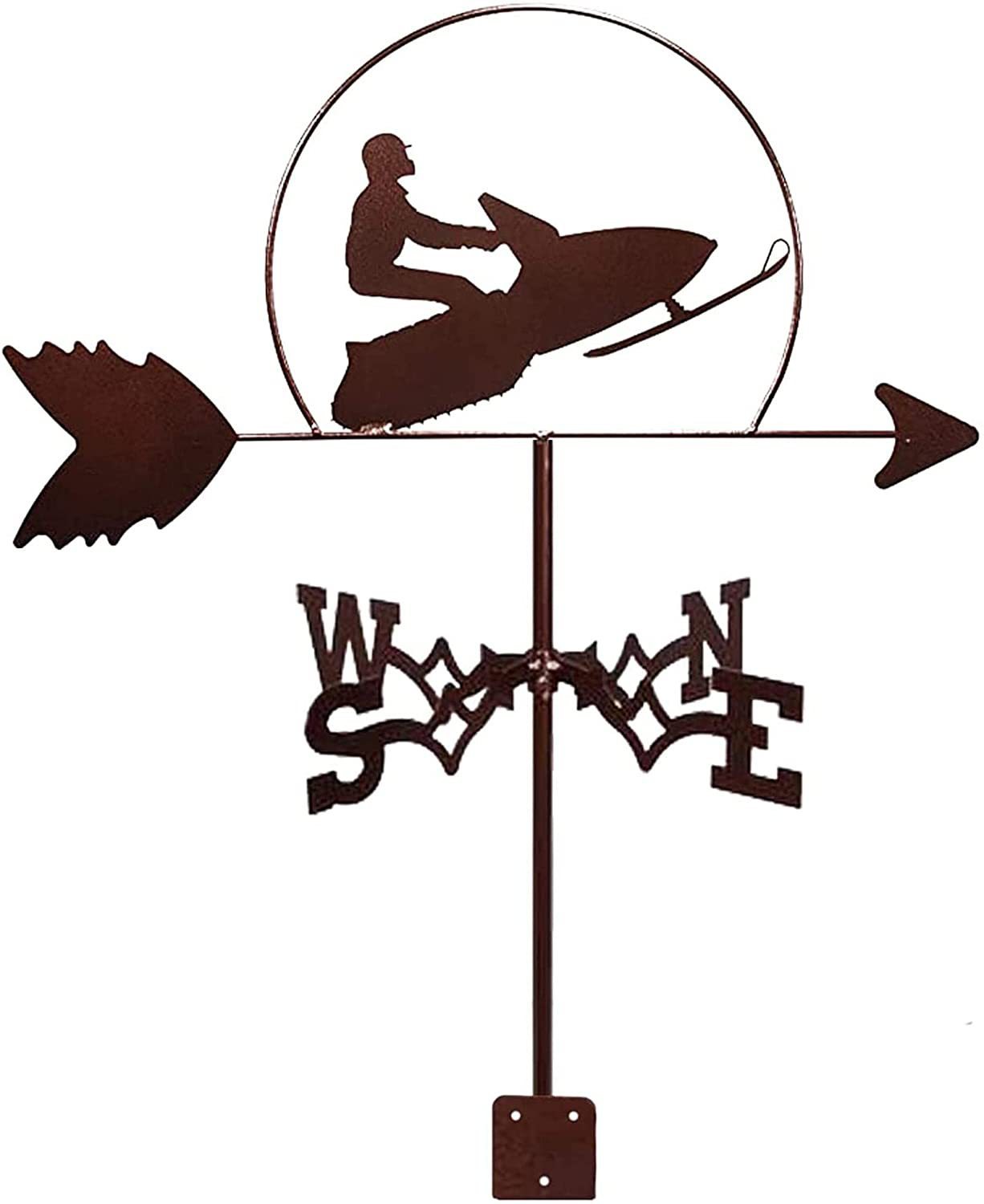 Weather Retro Iron Roof Decoration