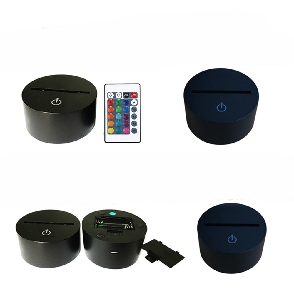Karate 3D light, colorful touch remote control light, LED light - One Red Hill