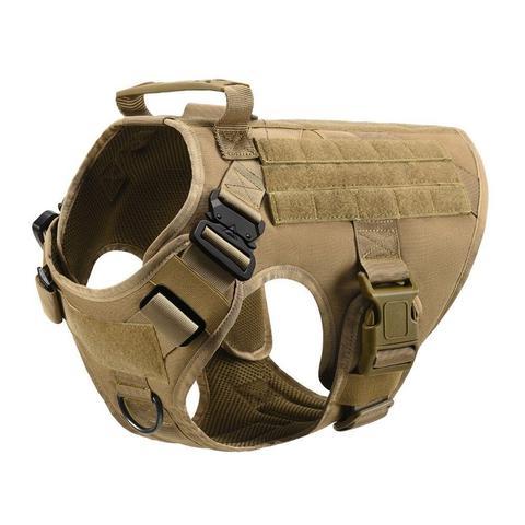 Military Tactical Dog Harness German Shepherd Adjustable Pet Dog Back - One Red Hill