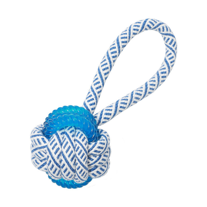 Ocean Series Cotton Rope Dog Toy TPR Pet Molar And Bite Resistant Products - One Red Hill