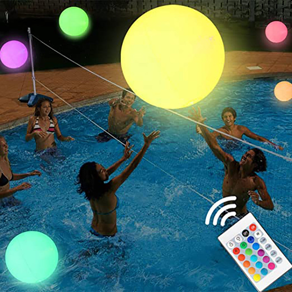 LED Remote Control Light Emitting Ball RGB Color - One Red Hill