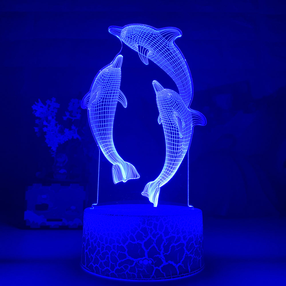 Remote Touch Control 3D LED Night Light - One Red Hill