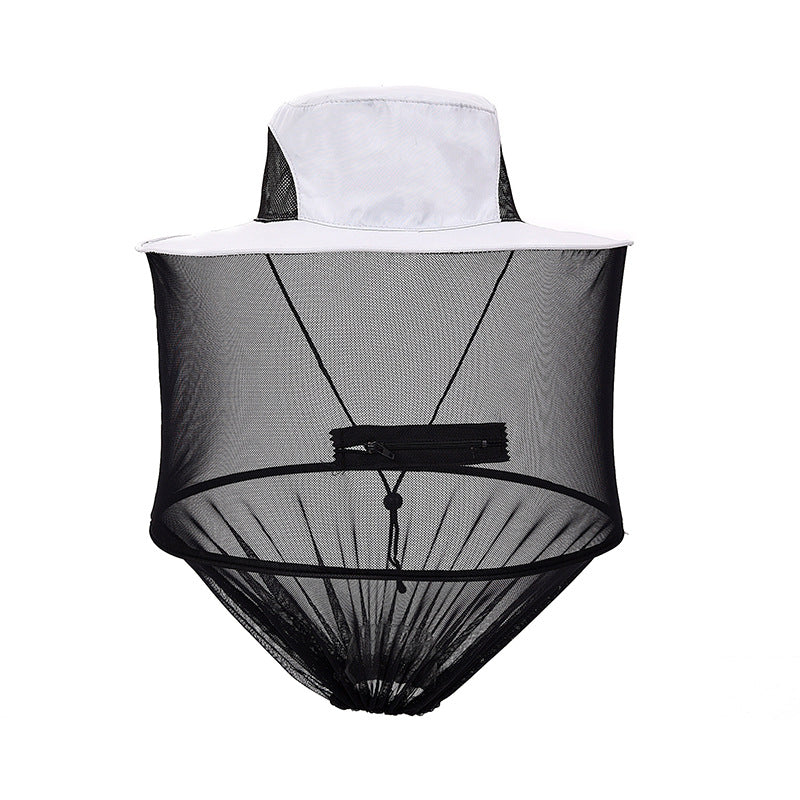 Outdoor Fishing Cape Mosquito Repellent Hat - One Red Hill