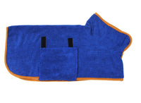 Absorbent Pet Bathrobe With Waist-wrapped Microfiber - One Red Hill