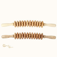 Roller Massage Belly Back Wooden Massager