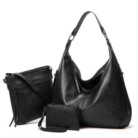 Large Capacity Son Mother Tote Texture Casual Portable Shoulder Bag Versatile Simple Women's Autumn And Winter - One Red Hill