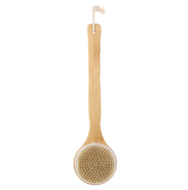 Bristle Bath Brush, Massage Body Brush, Bamboo Bath Brush - One Red Hill