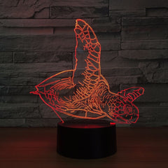LED colorful touch remote control desk lamp - One Red Hill