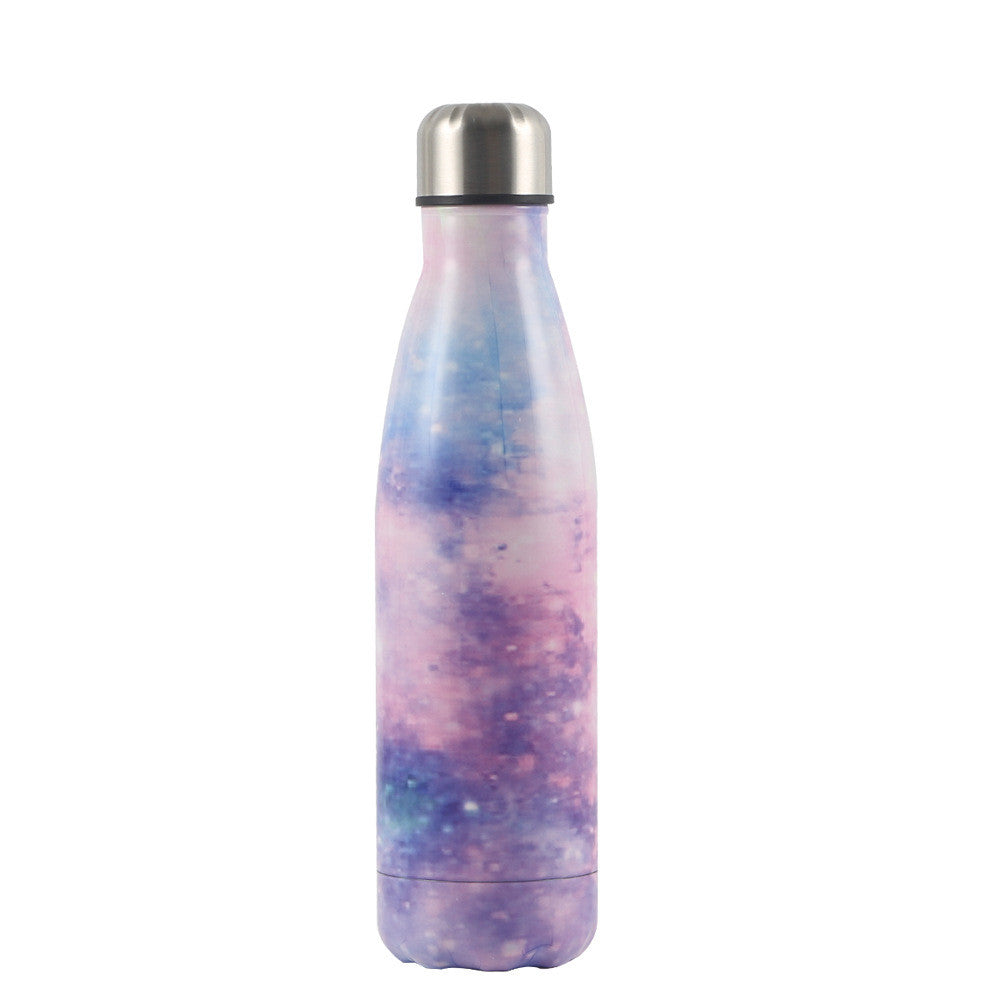 New Starry Sky Galaxy Coke Bottle Stainless Steel Vacuum Flask