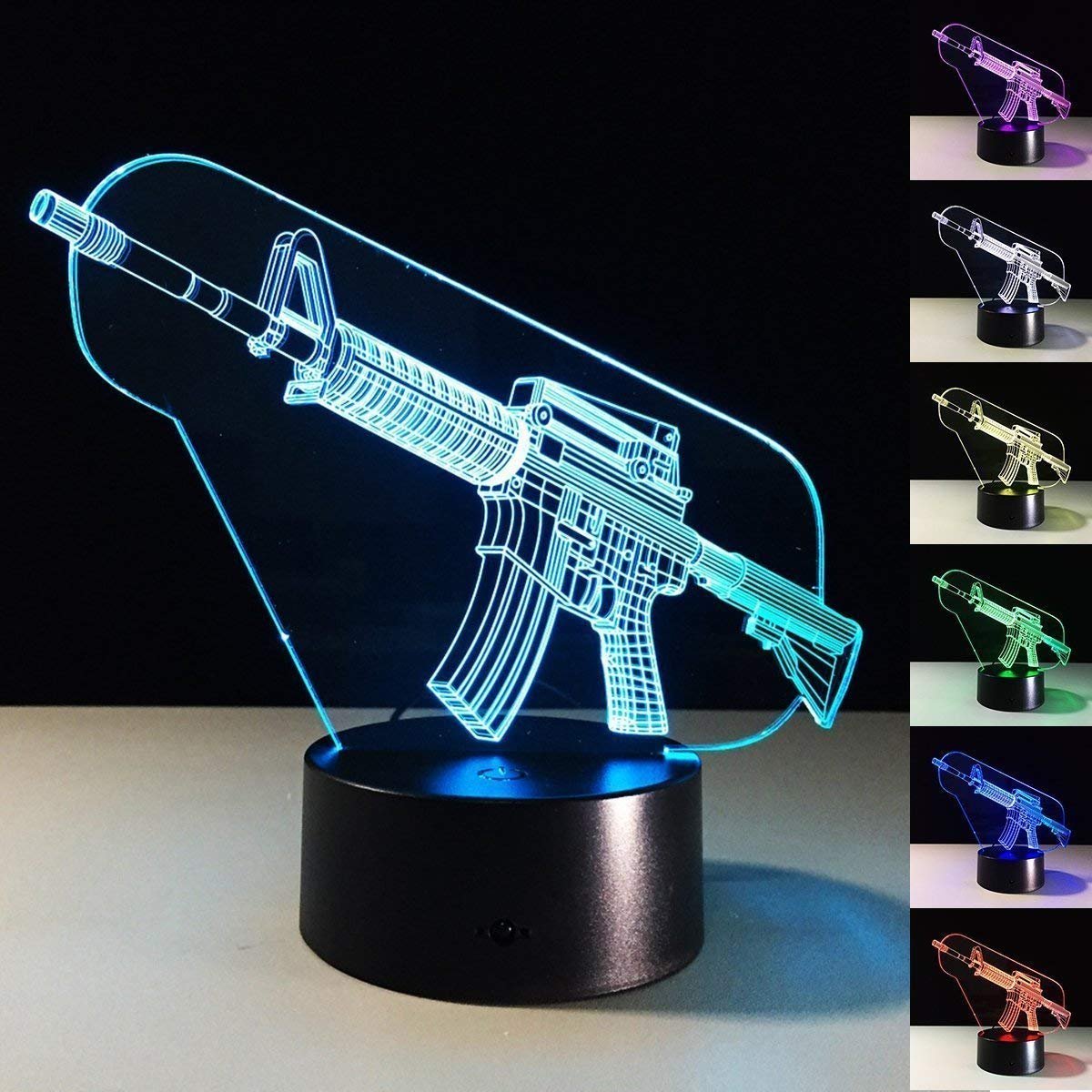 Colorful Touch Remote Control LED Visual Light - One Red Hill
