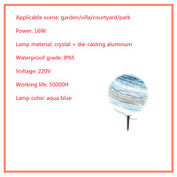 Solar Lawn Outdoor Waterproof Villa Garden Grass Earth Lamp - One Red Hill