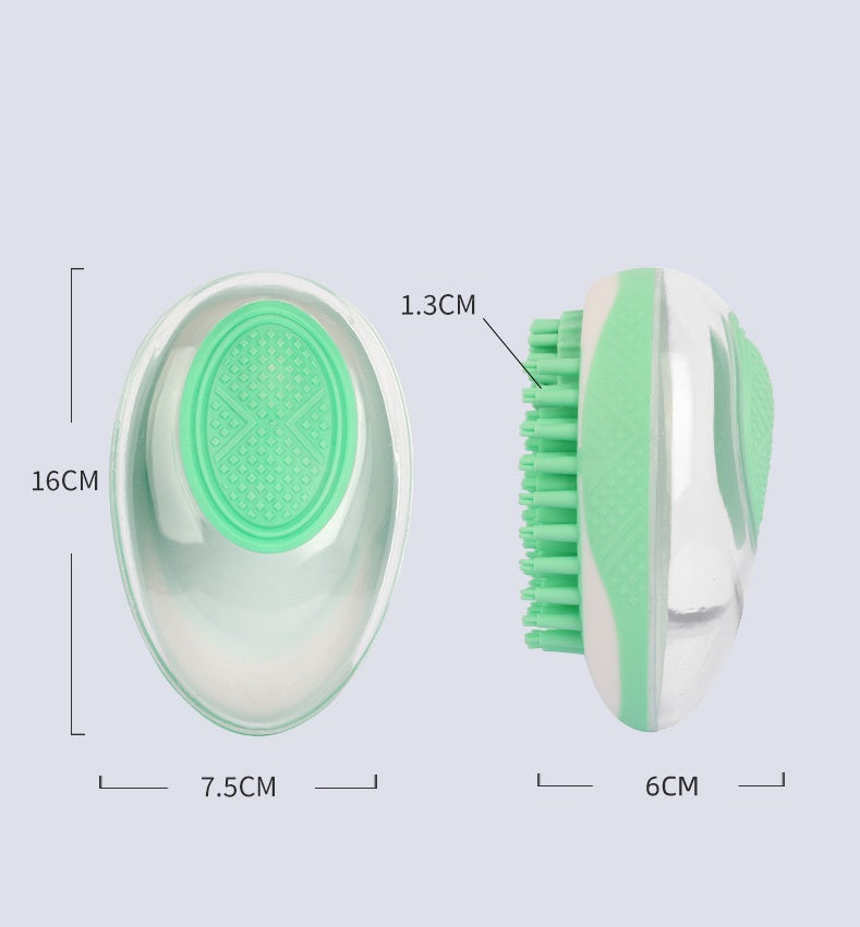 -1 Pet SPA Massage Comb Soft Silicone Pets Shower Hair Grooming Comb