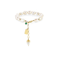 Natural Zircon Pearl Bracelet Luxury Jewelry - One Red Hill