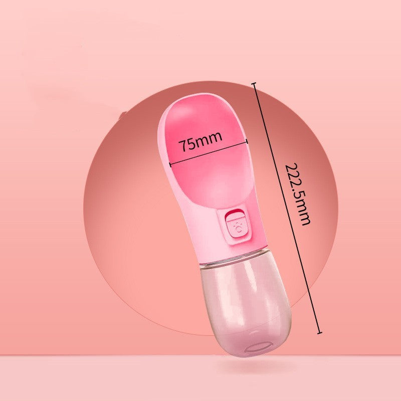 Pet Dog Water Bottle Feeder Bowl Portable Water Food Bottle Pets Outdoor Travel Drinking Dog Bowls Water Bowl For Dogs - One Red Hill