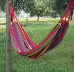 Outdoor Camping And Leisure Room Double Person Singleadult Swing Swing Hammock Canvas Thickening And Widening Children Hammock Toys.