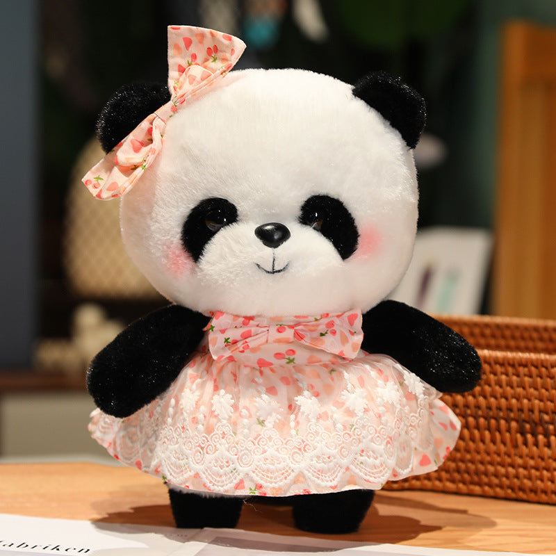 Princess Skirt Panda Doll Plush Toy Panda Children's Day Gift - One Red Hill