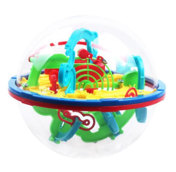 3D Magic Maze Ball 100 Levels Intellect Ball Rolling Ball Puzzle Game Learning Educational Toys Orbit Game - One Red Hill