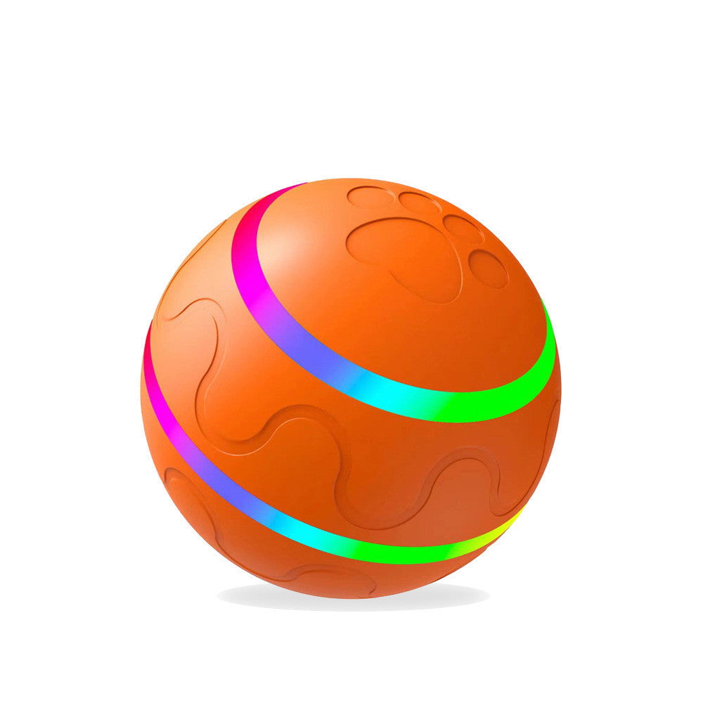 Pet New Cat Wicked Ball Toy Intelligent Ball USB Cat Toys Self Rotating Ball Automatic Rotation Ball - One Red Hill