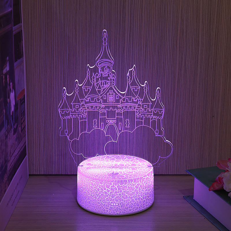 Led Colorful Remote Control Touch Bedside Lamp - One Red Hill
