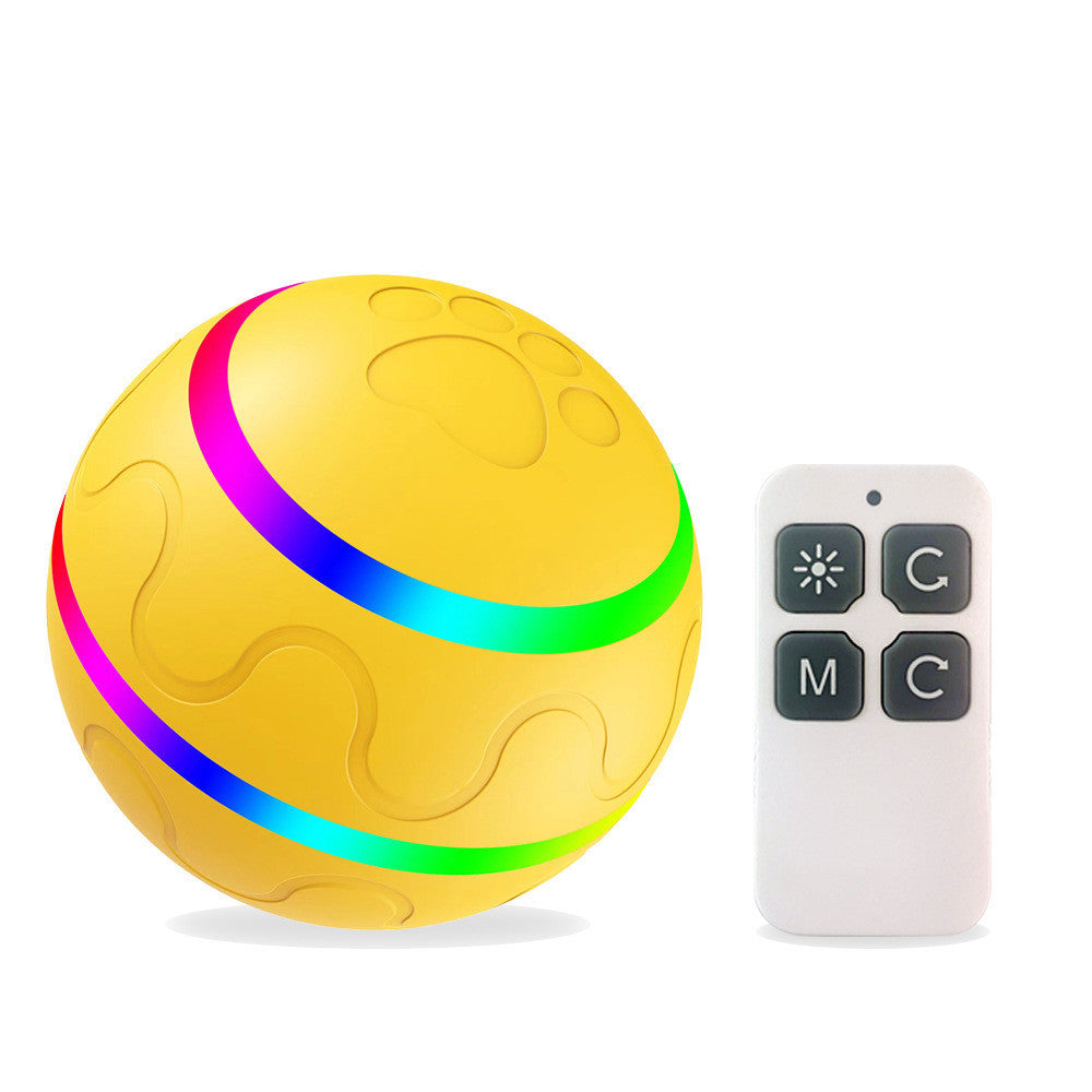Pet New Cat Wicked Ball Toy Intelligent Ball USB Cat Toys Self Rotating Ball Automatic Rotation Ball - One Red Hill