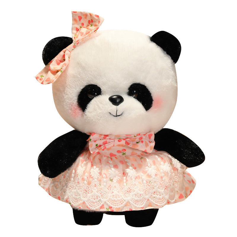 Princess Skirt Panda Doll Plush Toy Panda Children's Day Gift - One Red Hill