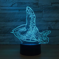LED colorful touch remote control desk lamp - One Red Hill