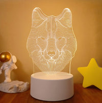3D Lights Colorful Touch Remote Control LED Visual Lights - One Red Hill