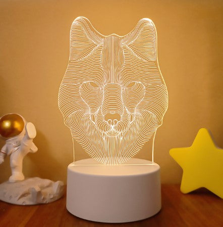 3D Lights Colorful Touch Remote Control LED Visual Lights - One Red Hill