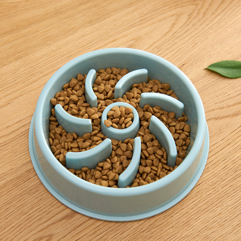Cats Choke Prevention Slow Food Bowl