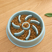 Cats Choke Prevention Slow Food Bowl