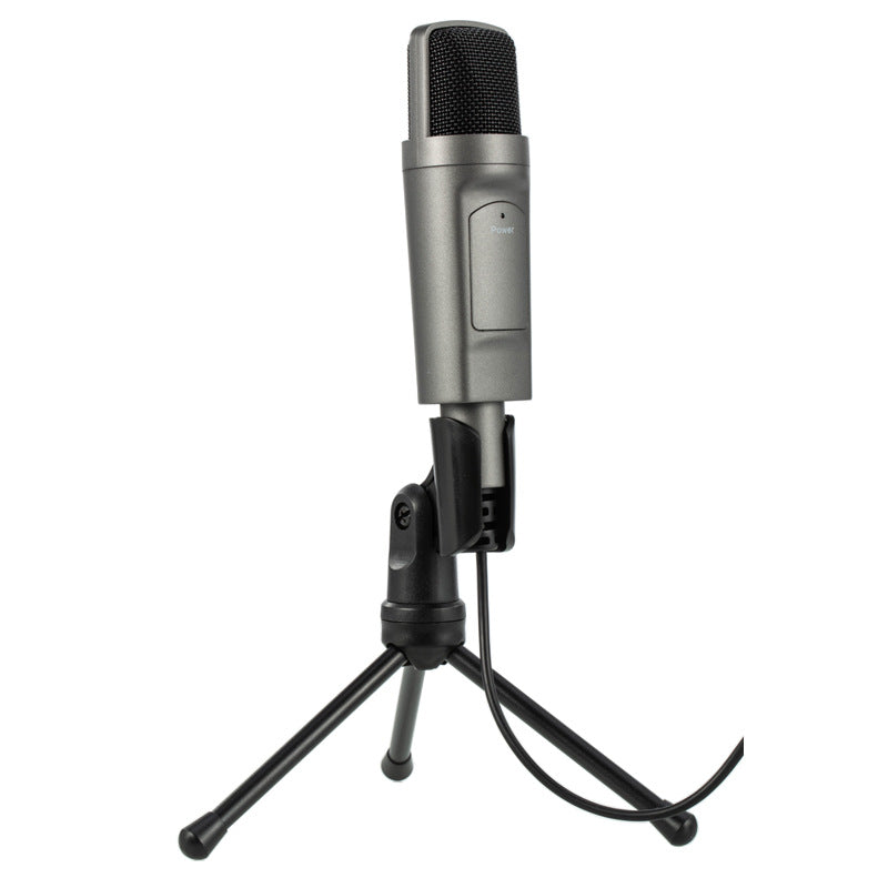 USB Condenser Microphone Computer Desktop Live Recording Wired Microphone - One Red Hill