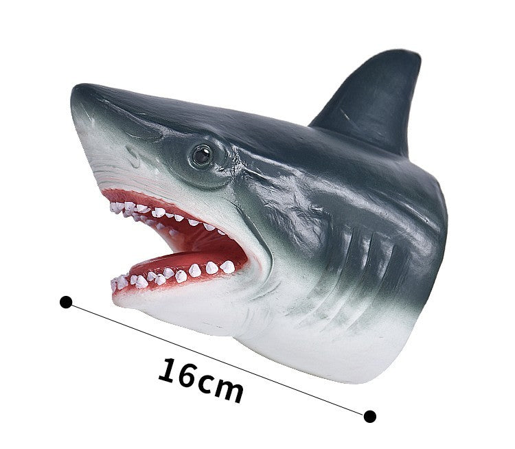 Soft Doll Dinosaure Hand Puppets Figure Head Animal