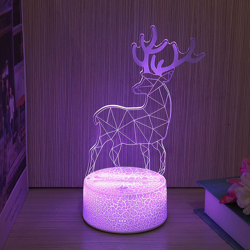 Led Colorful Remote Control Touch Bedside Lamp - One Red Hill
