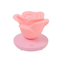 4 Colors Romantic Rose-shape Three Lighting Level Dimming Touch Night Light Valentine's Day Night Light - One Red Hill