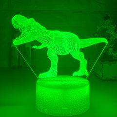 Dinosaur 3D Colorful Touch Remote Control LED Visual Light - One Red Hill