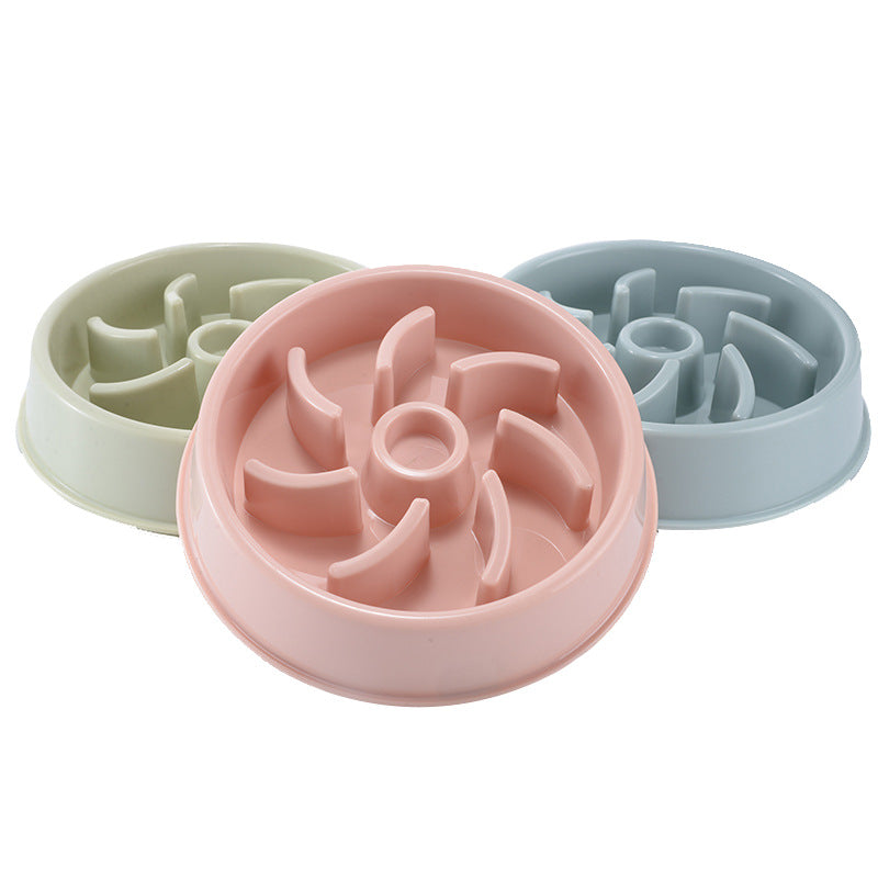 Cats Choke Prevention Slow Food Bowl