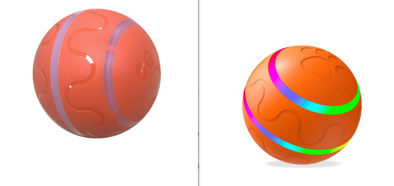 Pet New Cat Wicked Ball Toy Intelligent Ball USB Cat Toys Self Rotating Ball Automatic Rotation Ball - One Red Hill