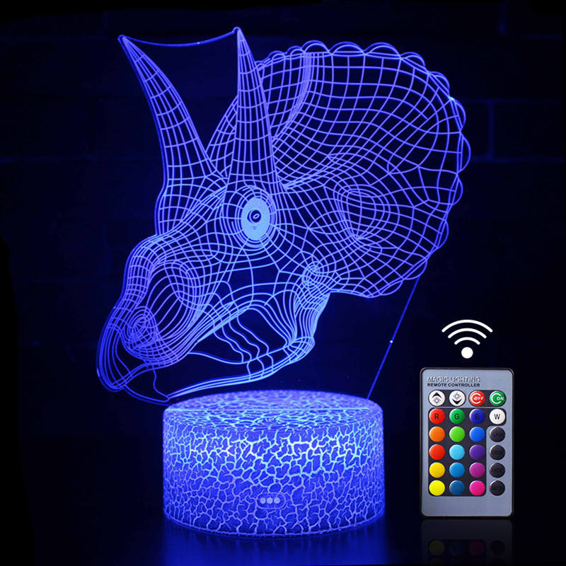 Colorful touch remote control LED visual light - One Red Hill