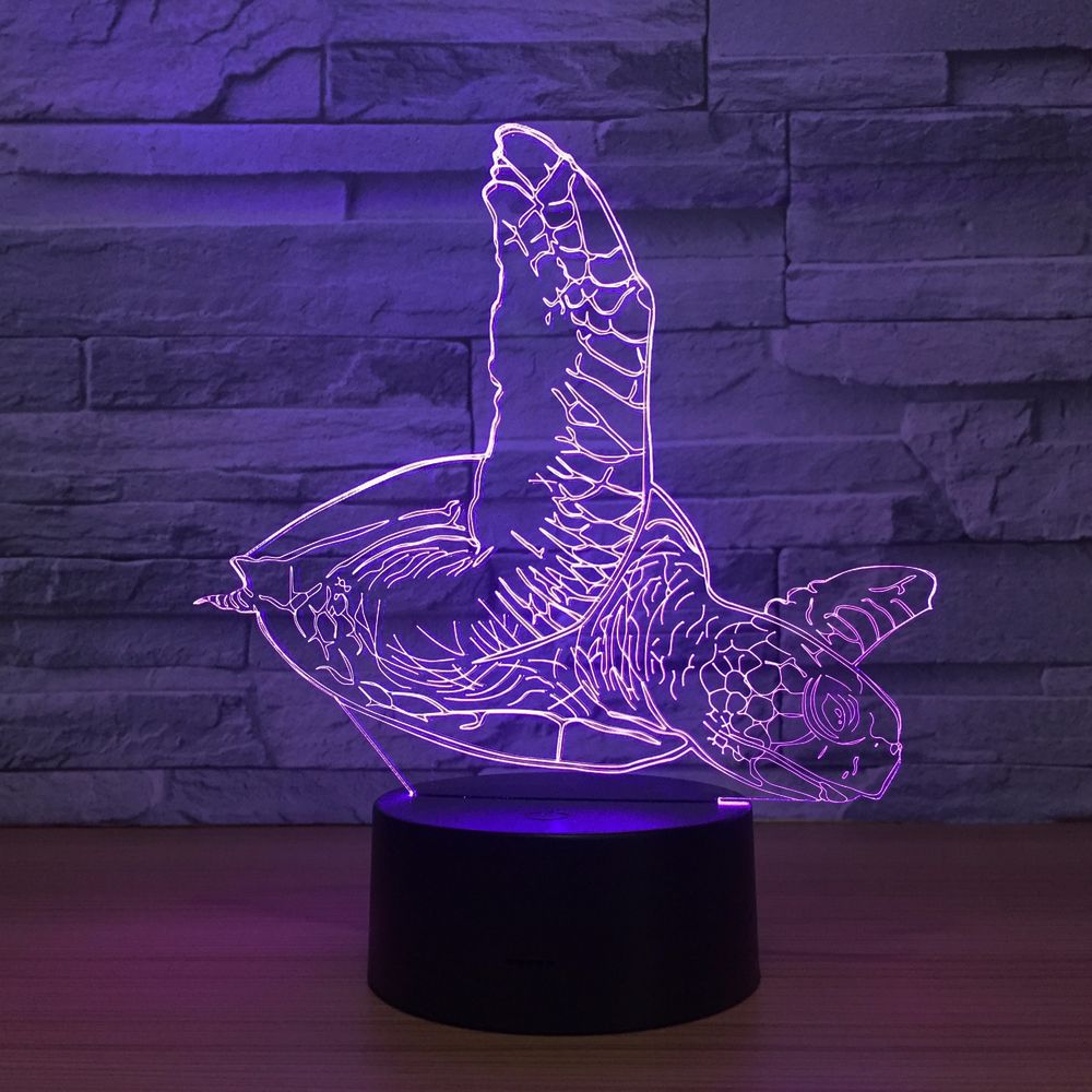 LED colorful touch remote control desk lamp - One Red Hill