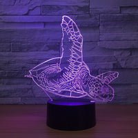 LED colorful touch remote control desk lamp - One Red Hill