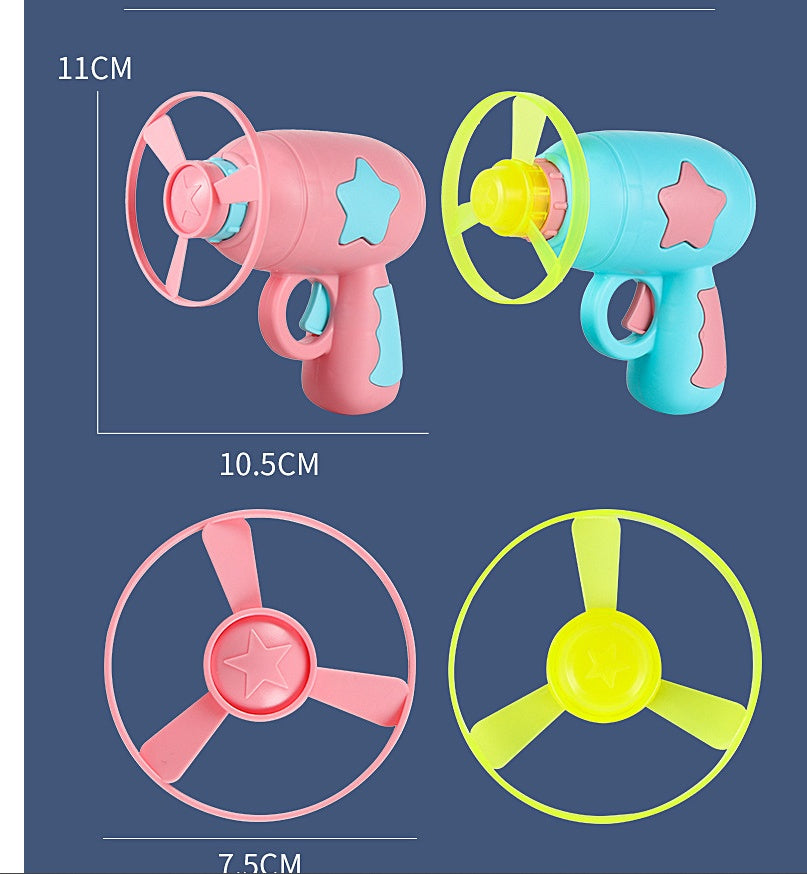 Pet Toy Dog Cat LED Light Toy Luminous Children's Party Toy Bamboo Dragonfly Toy Training Toy Pet Throw Launcher - One Red Hill