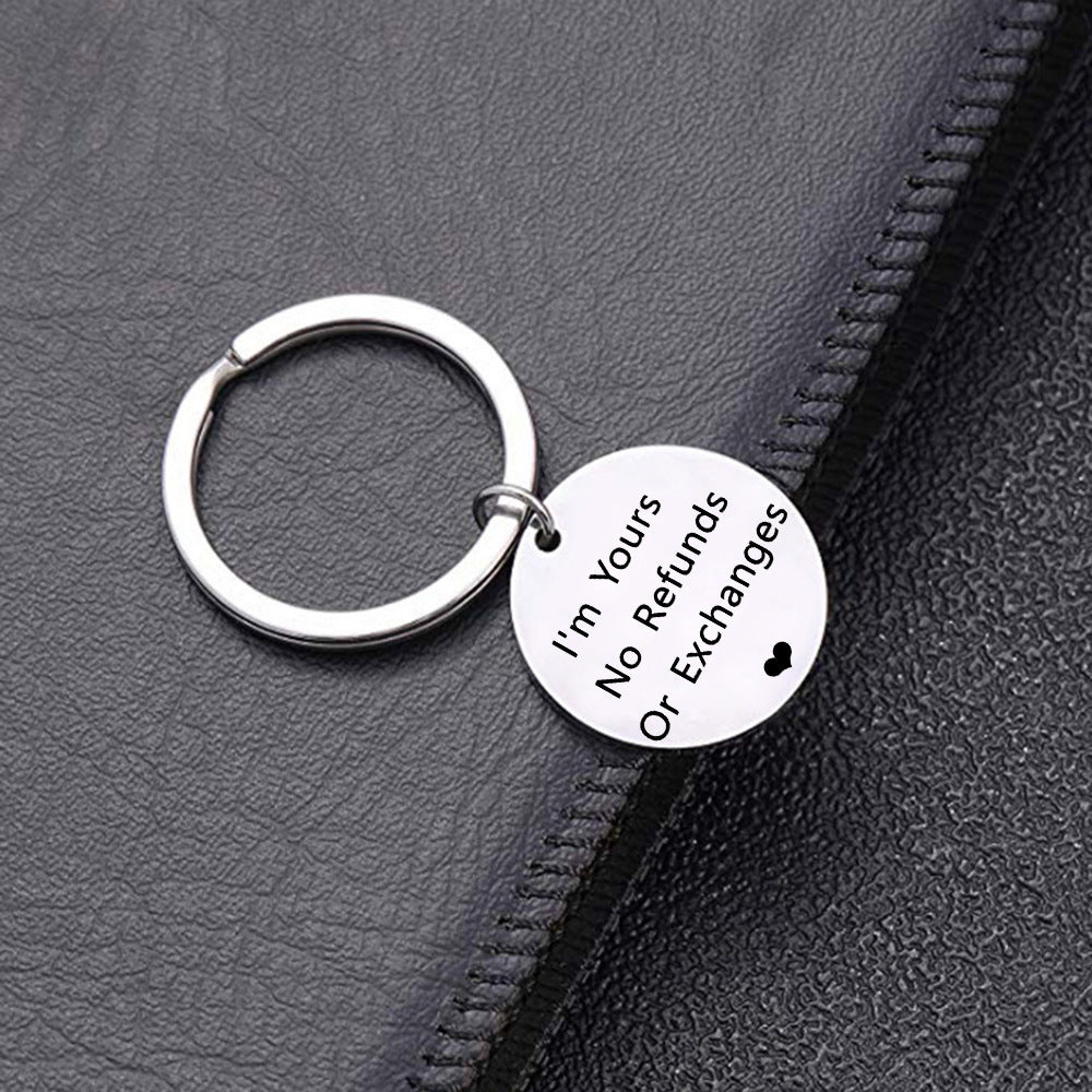 Stainless Steel Keychain Valentine Father's Day Gift