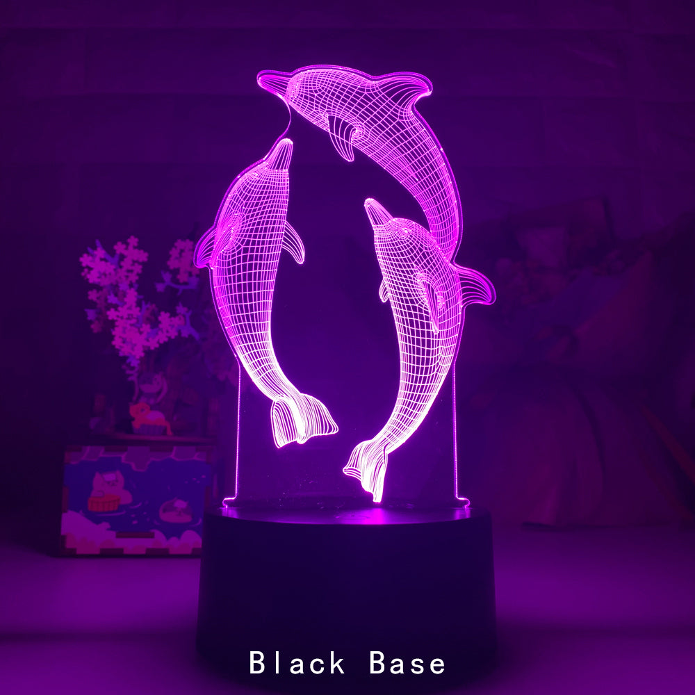 Remote Touch Control 3D LED Night Light - One Red Hill